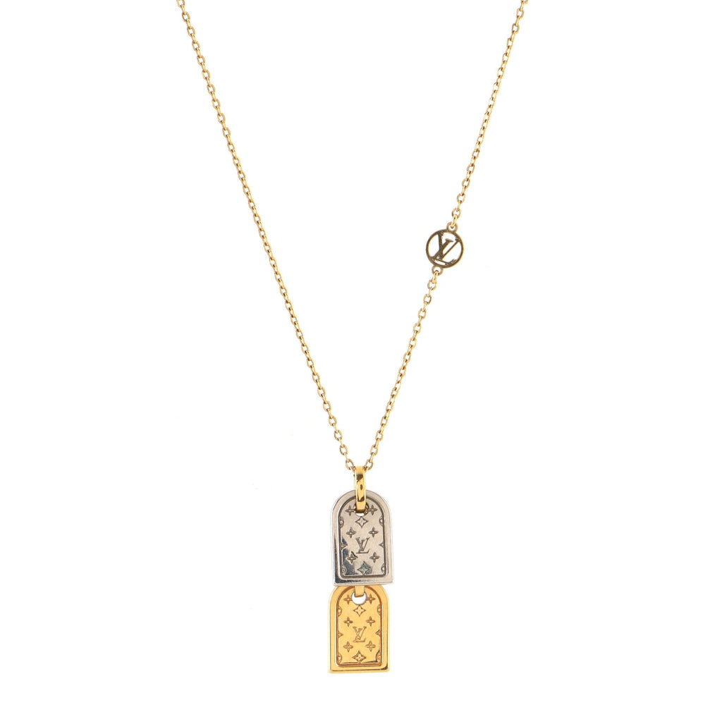 Nanogram Name Tag Pendant Necklace Metal
