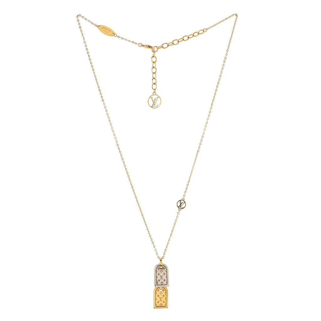 Nanogram Name Tag Pendant Necklace Metal