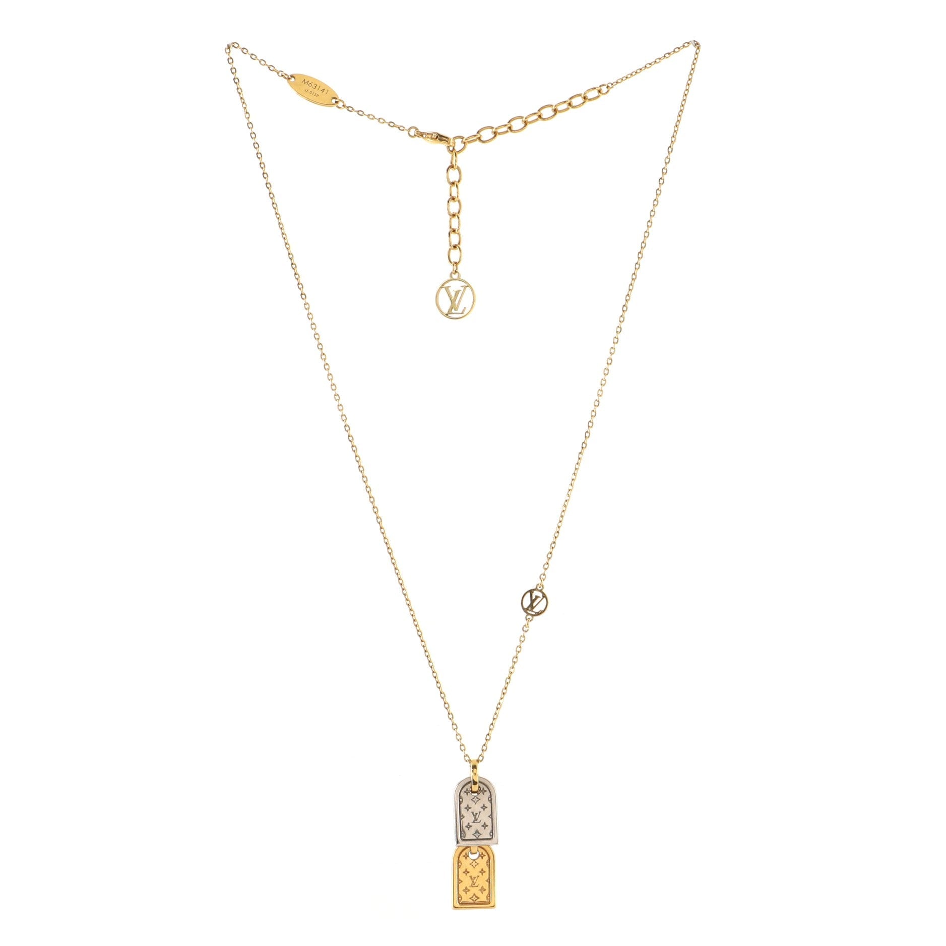 Nanogram Name Tag Pendant Necklace Metal