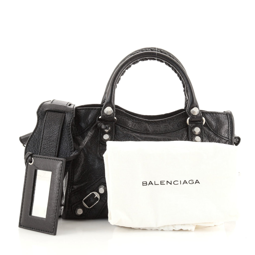 City Giant Studs Bag Leather Mini