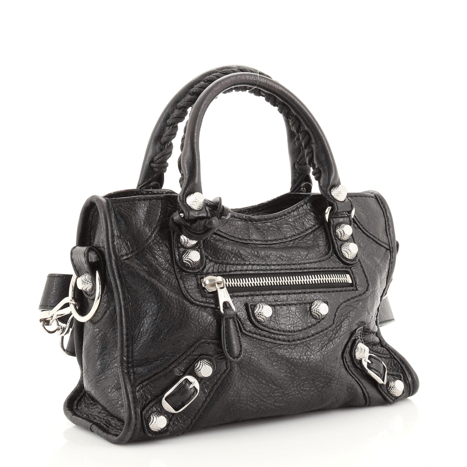 City Giant Studs Bag Leather Mini