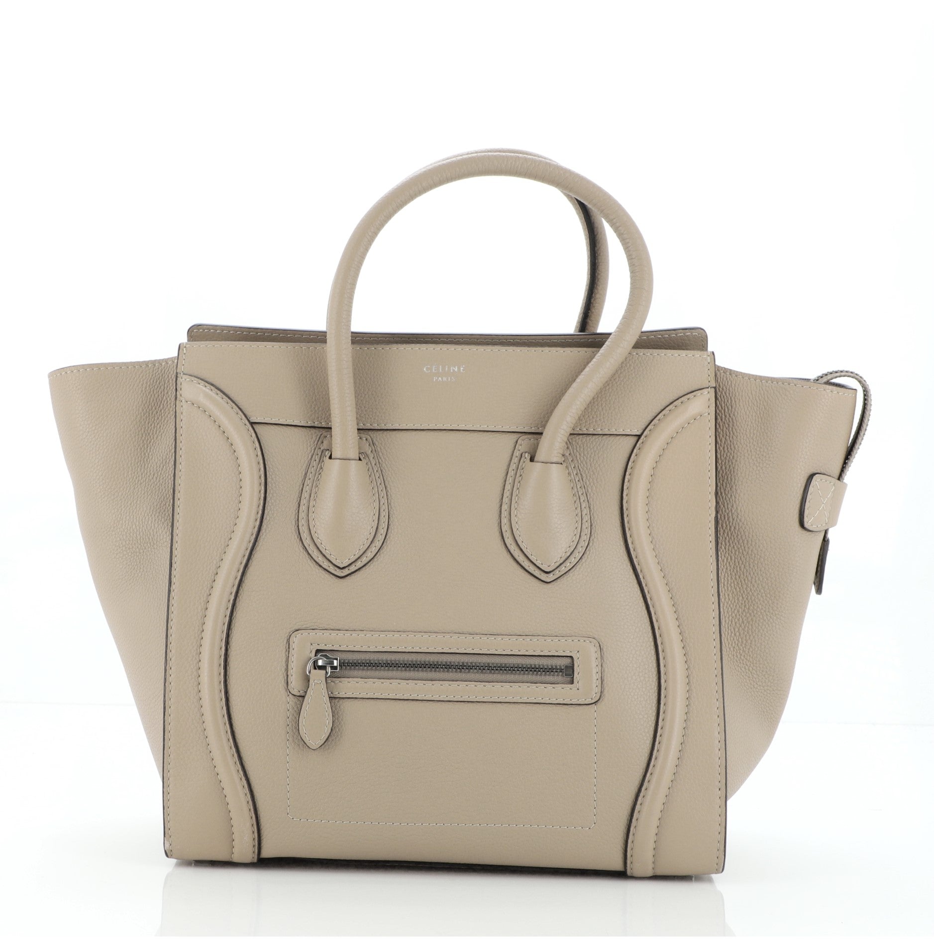 Luggage Bag Grainy Leather Mini