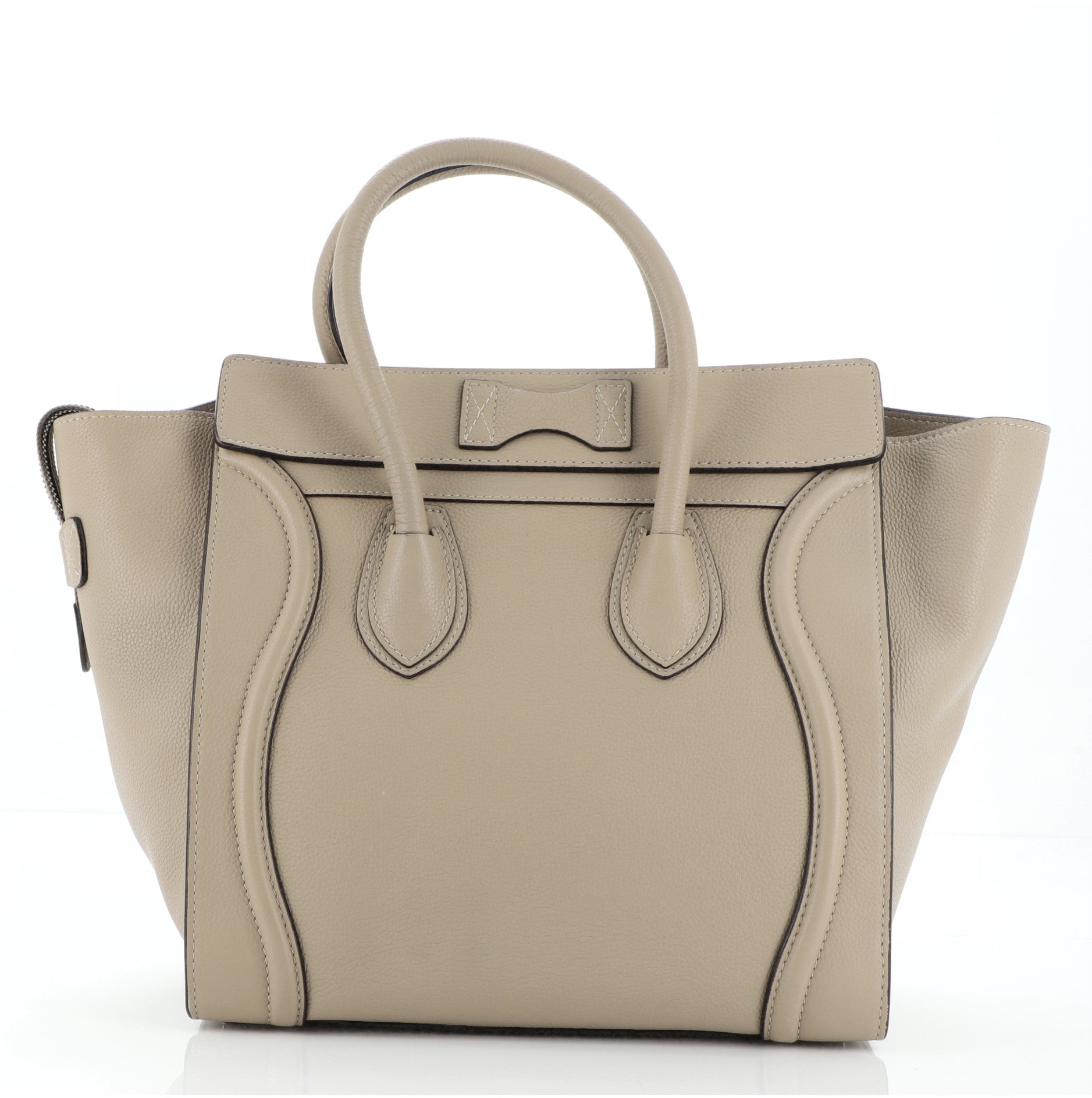 Luggage Bag Grainy Leather Mini