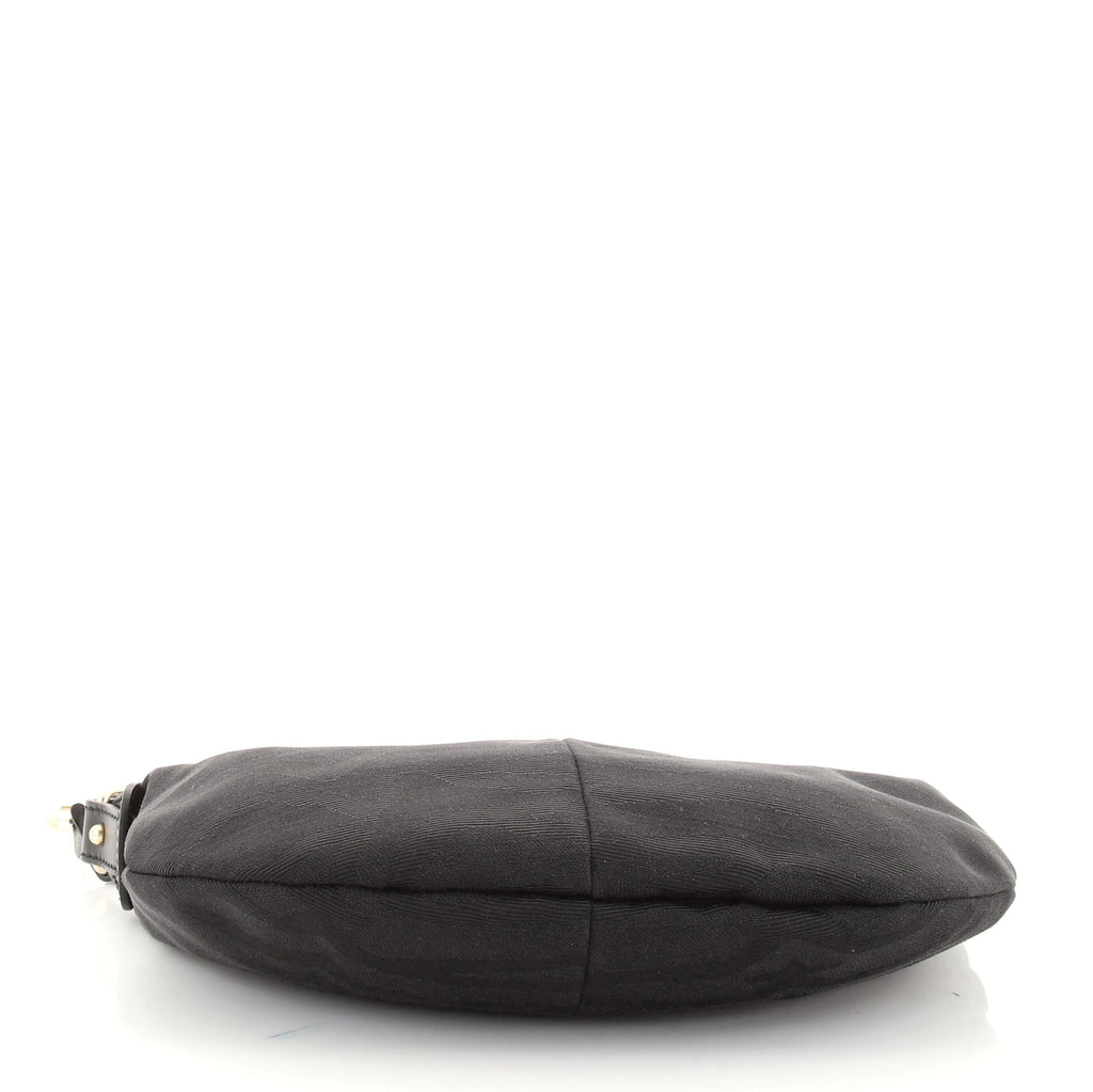 Vintage Charm Zip Pochette Jacquard Canvas Mini