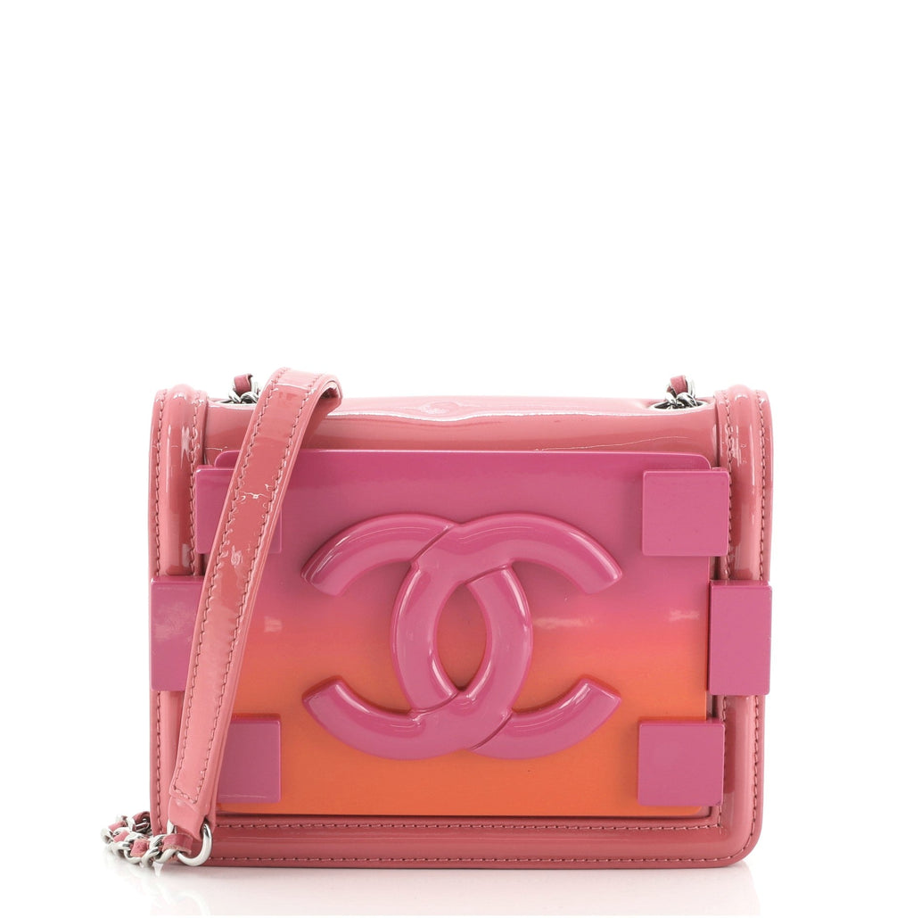 Boy Brick Flap Bag Patent and Plexiglass Mini