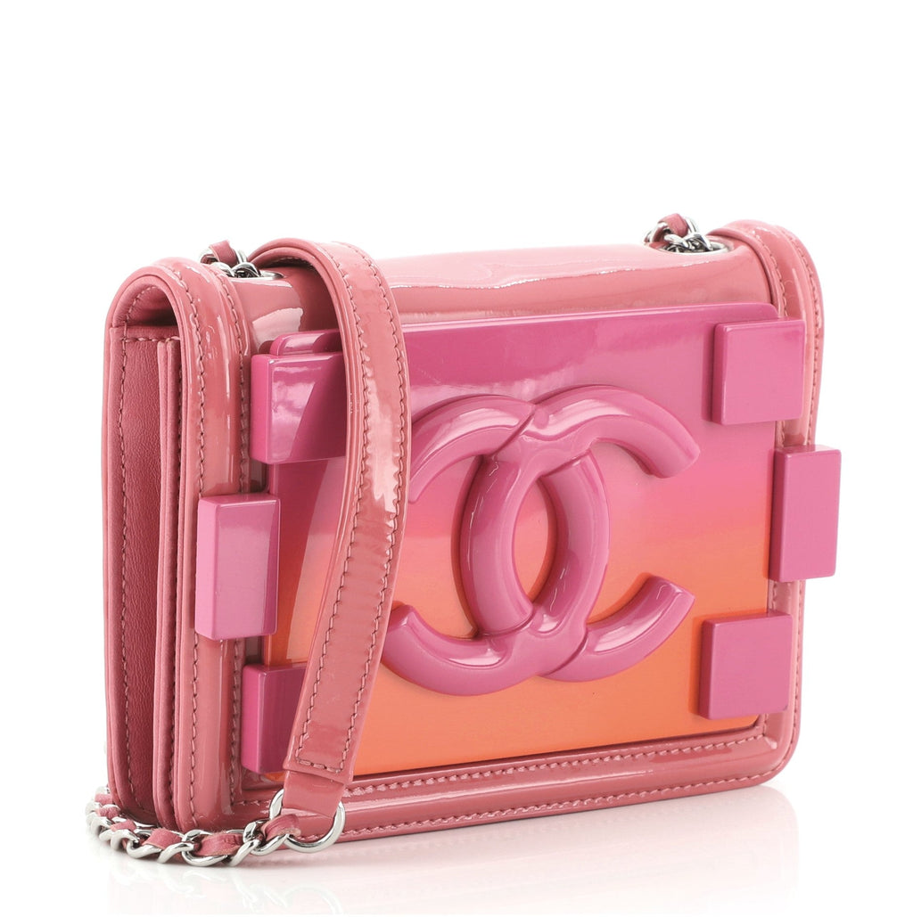 Boy Brick Flap Bag Patent and Plexiglass Mini