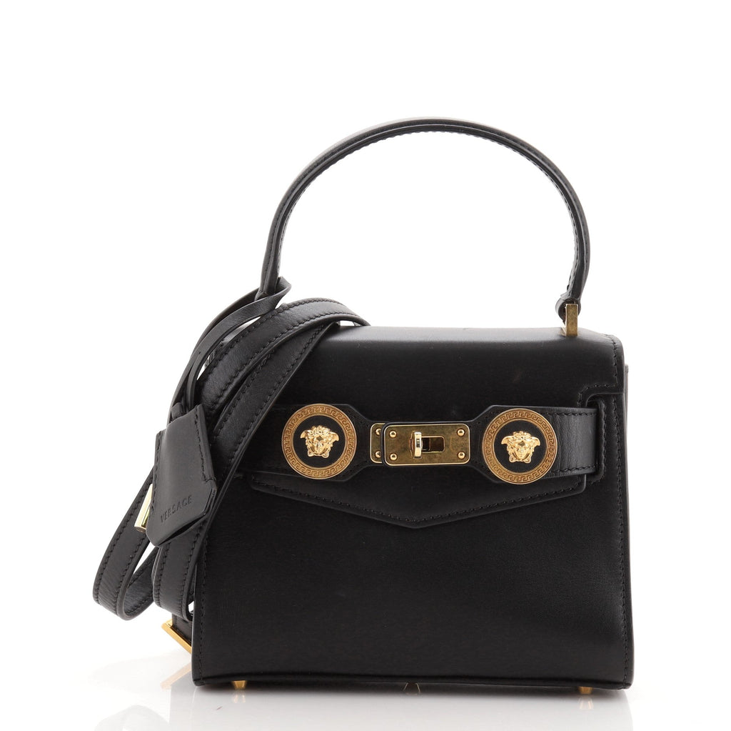 Icon Convertible Top Handle Bag Leather Mini