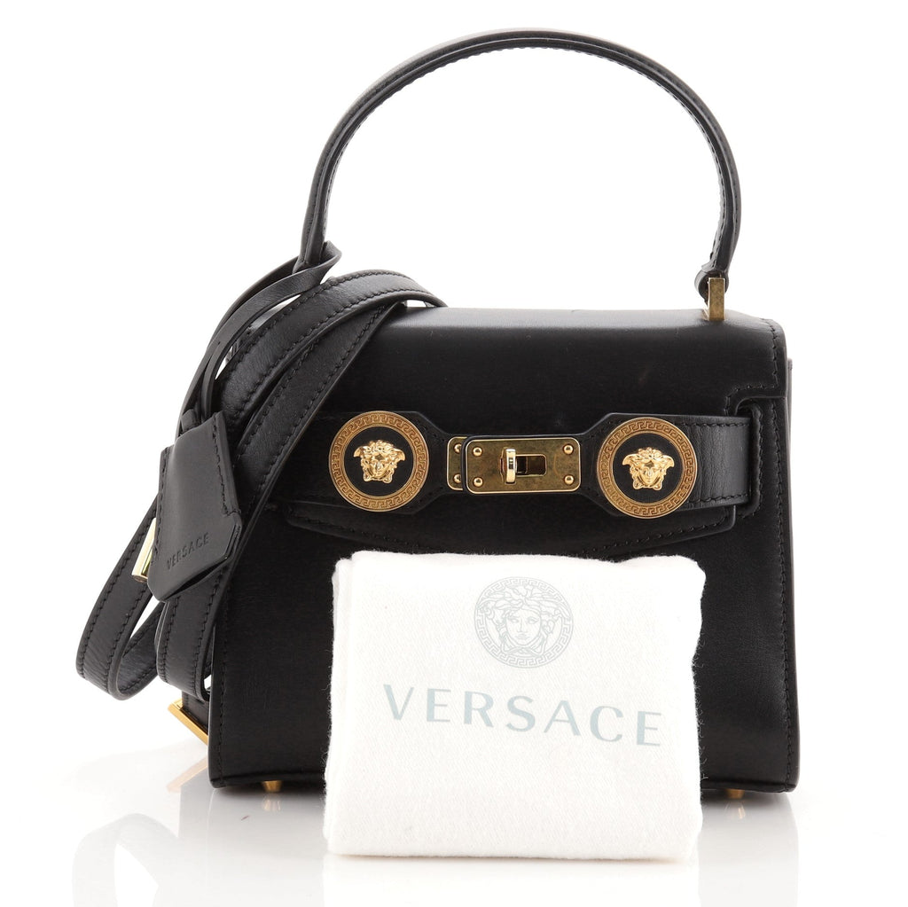 Icon Convertible Top Handle Bag Leather Mini