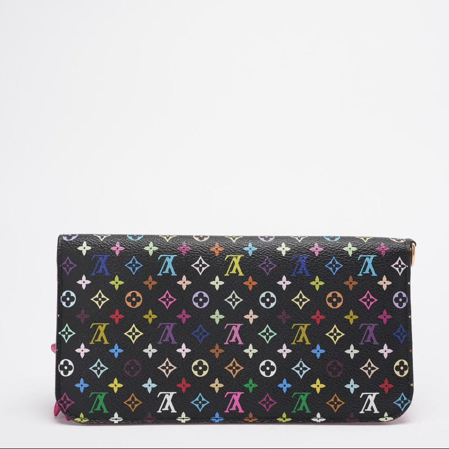 Louis Vuitton Black Monogram Insolite Wallet Multicolor