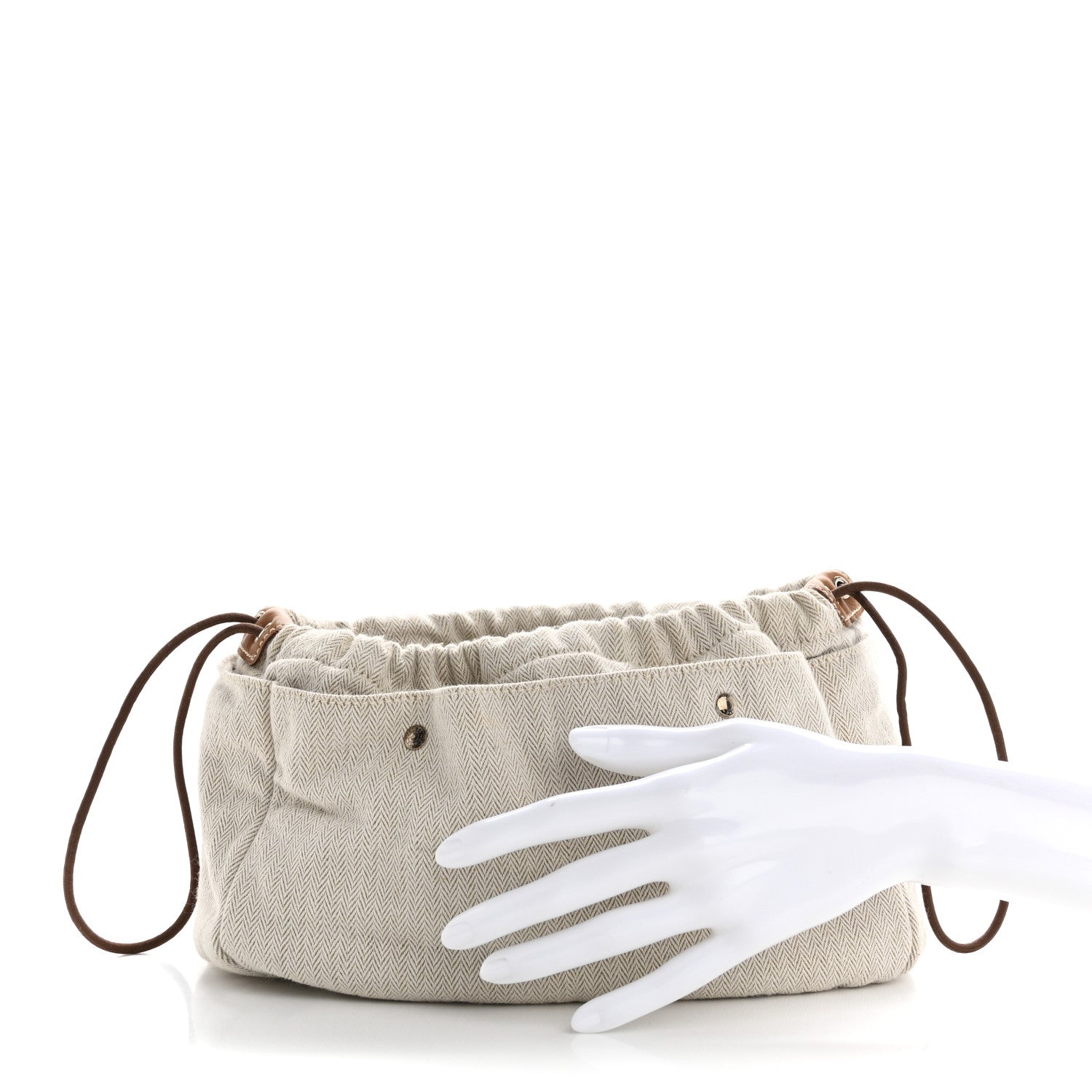Canvas Barenia Fourbi Insert MM Natural Fauve