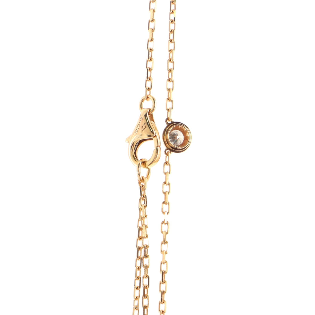 Diamants Legers Pendant Necklace 18K Rose Gold with Diamond Small