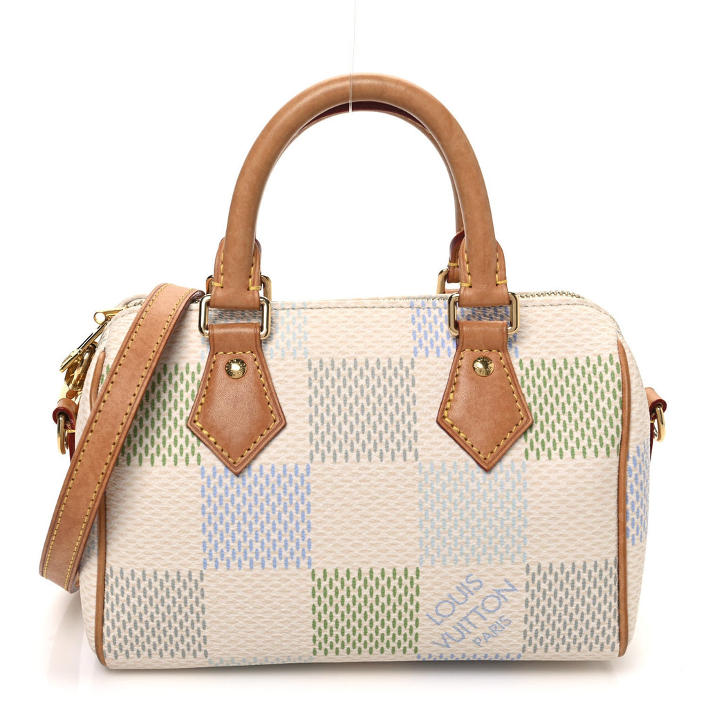 Damier Giant Speedy Bandouliere 20 Pistachio