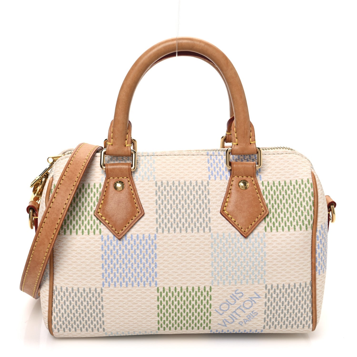 Damier Giant Speedy Bandouliere 20 Pistachio