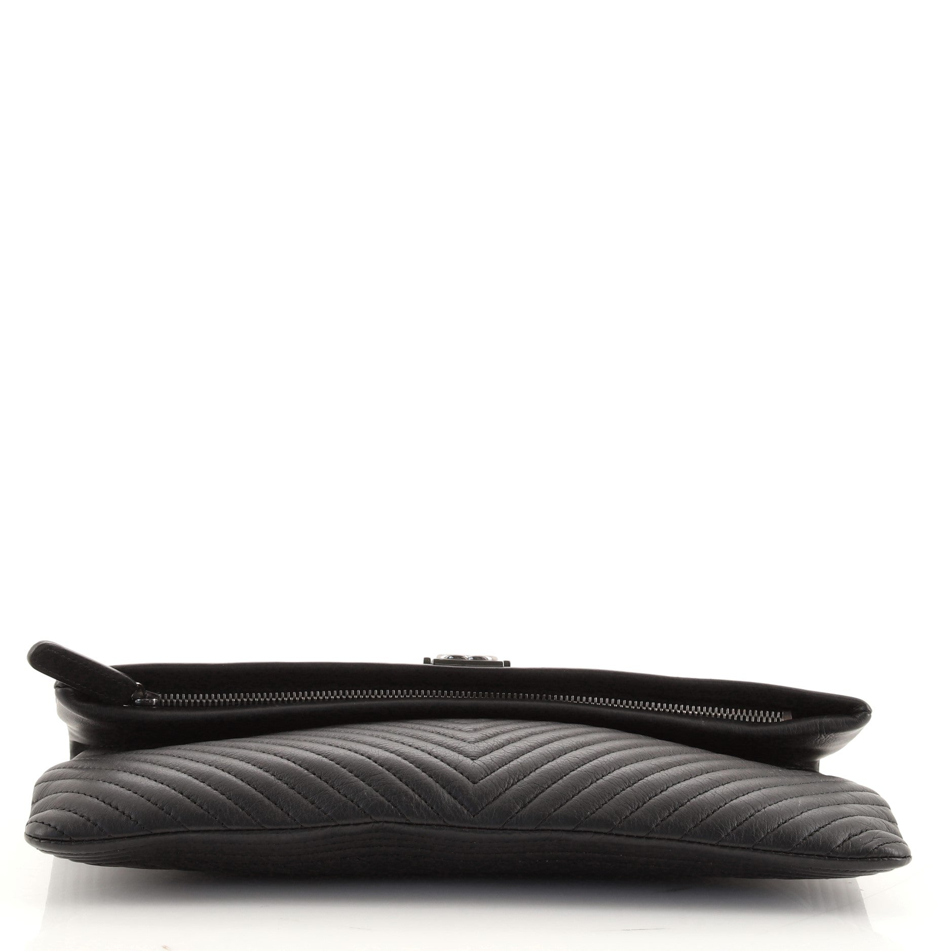 Boy Beauty CC Clutch Chevron Leather