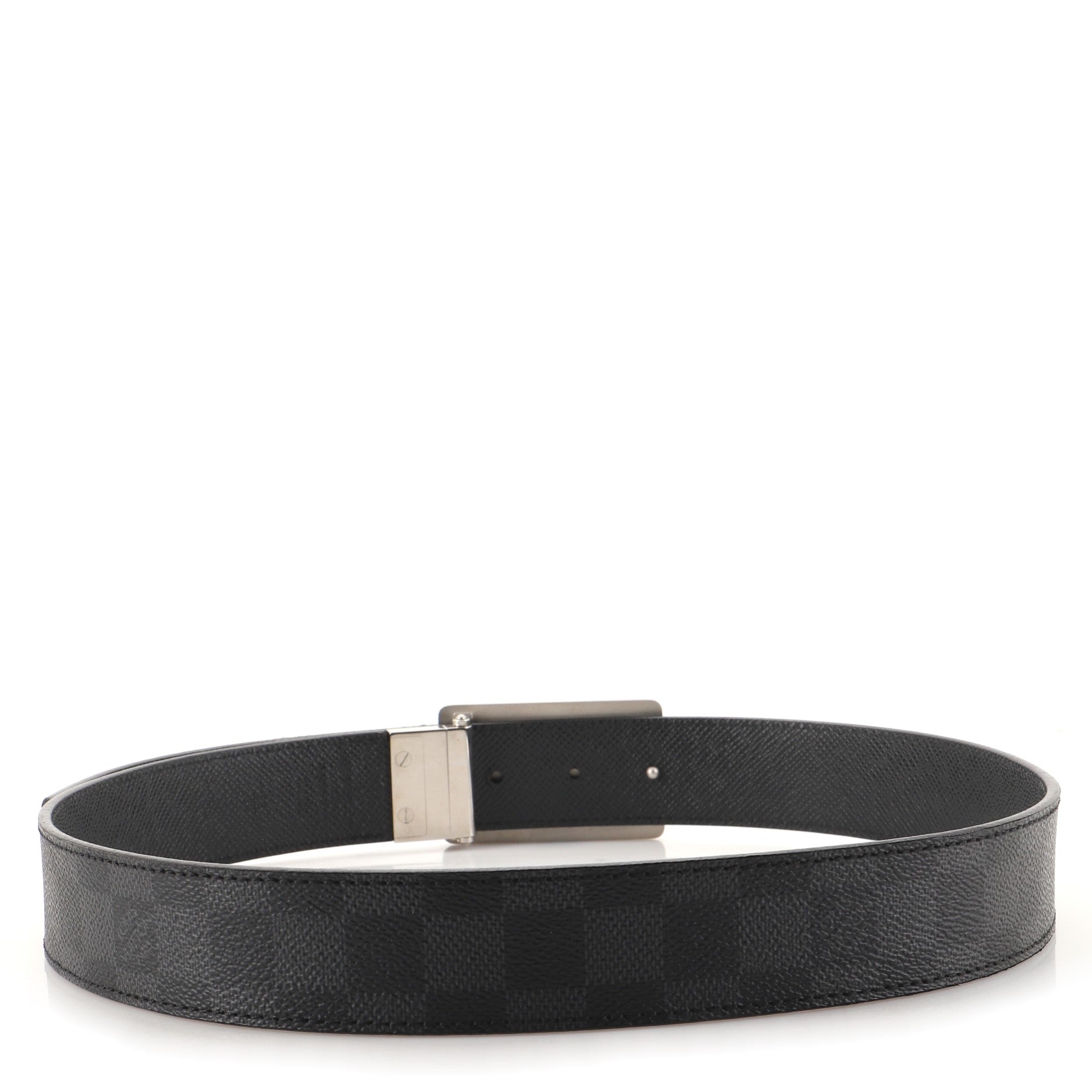 Inventeur Belt Damier Graphite Medium 85