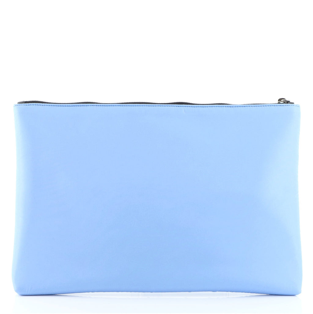 Fluo Chain Clutch Tessuto Large