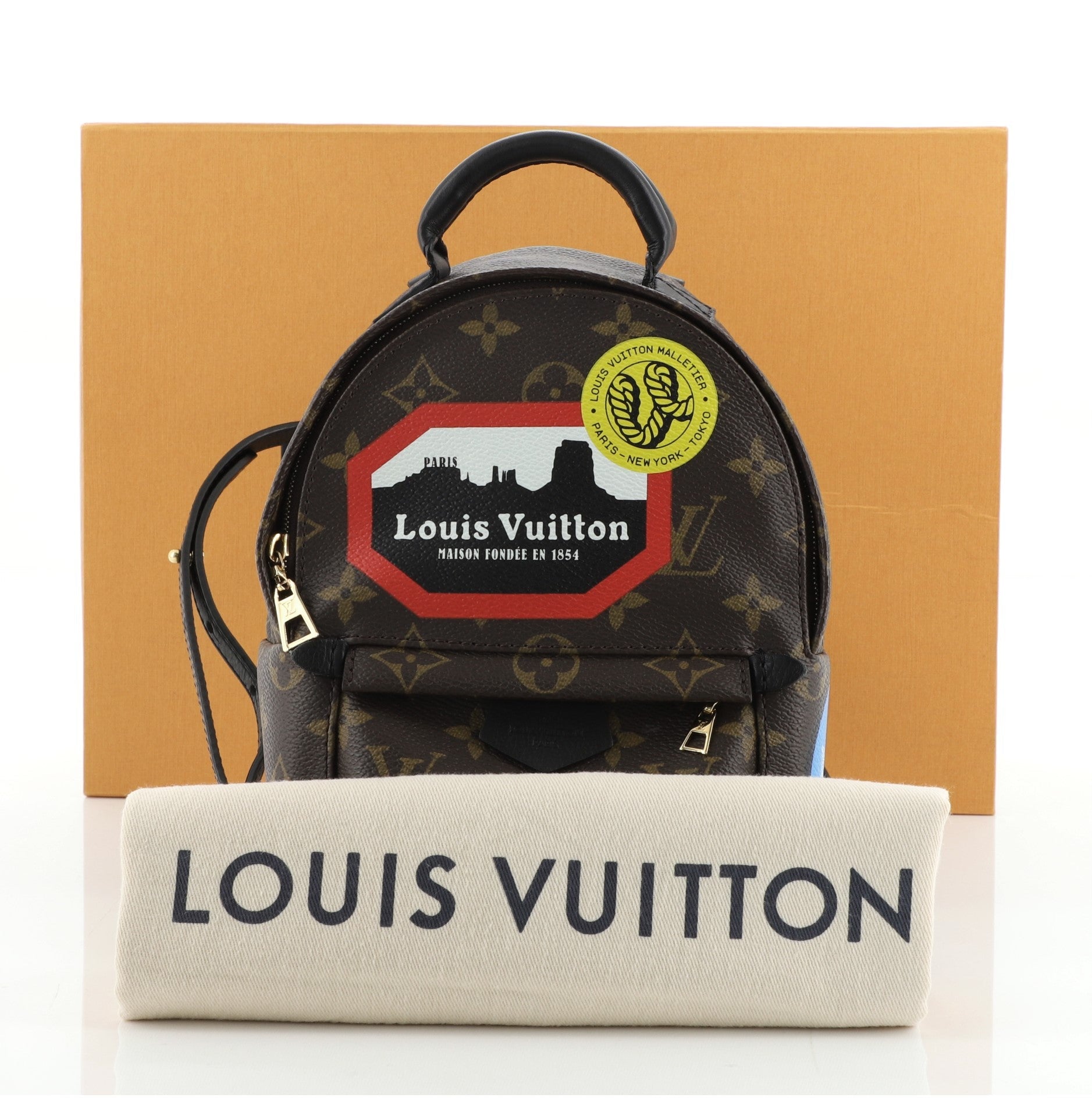 Palm Springs Backpack Limited Edition Monogram Canvas Mini