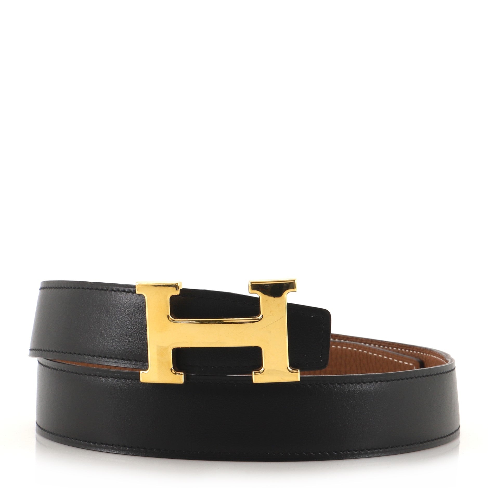 Constance Reversible Belt Leather Medium 80