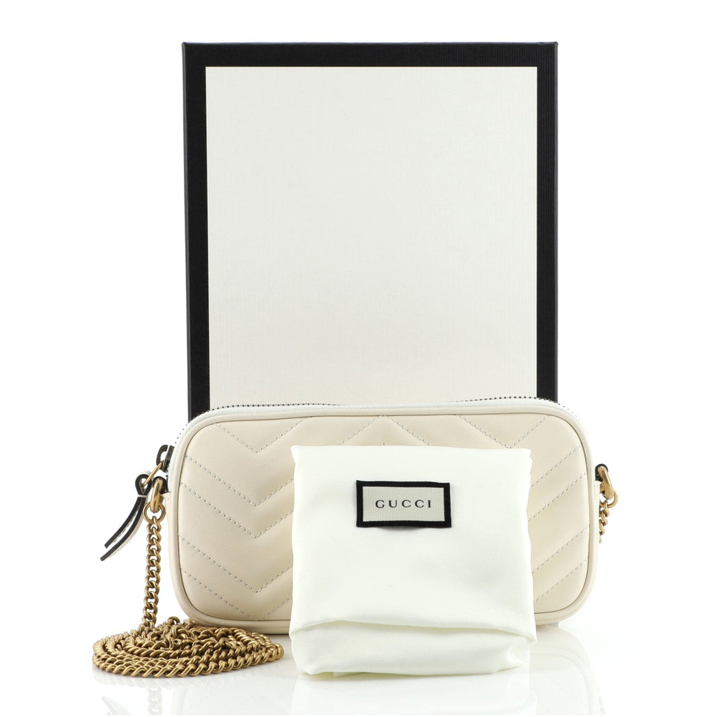 GG Marmont Chain Crossbody Bag Matelasse Leather Mini