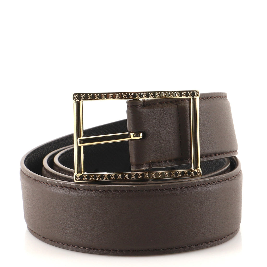 LV Catch Reversible Belt Leather Medium 85