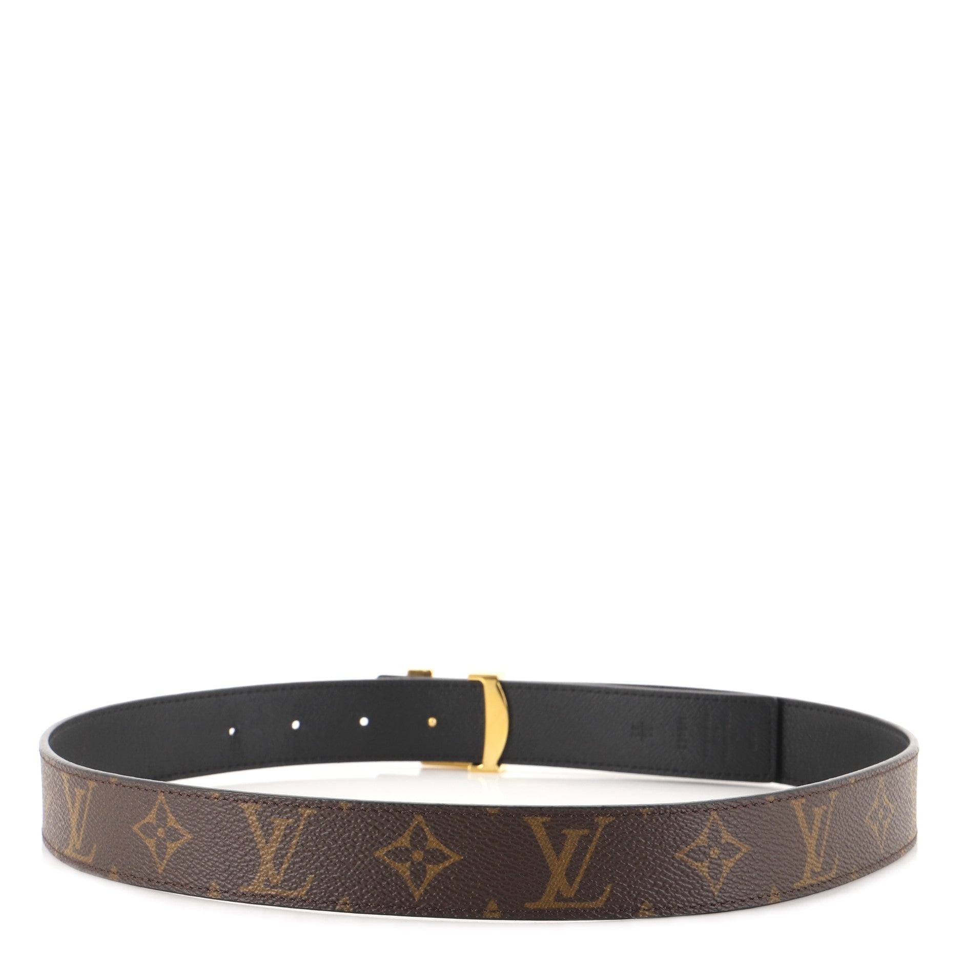 LV Initiales Belt Monogram Canvas Medium 80