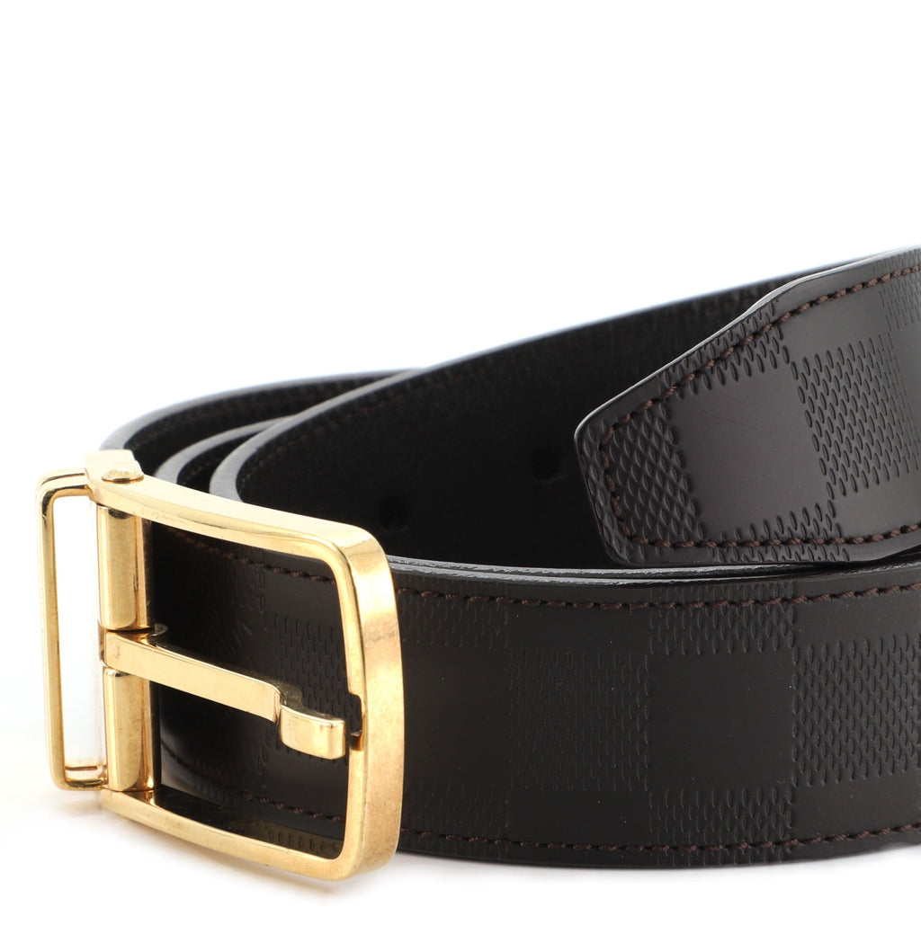 Boston Belt Damier Infini Leather Medium 85