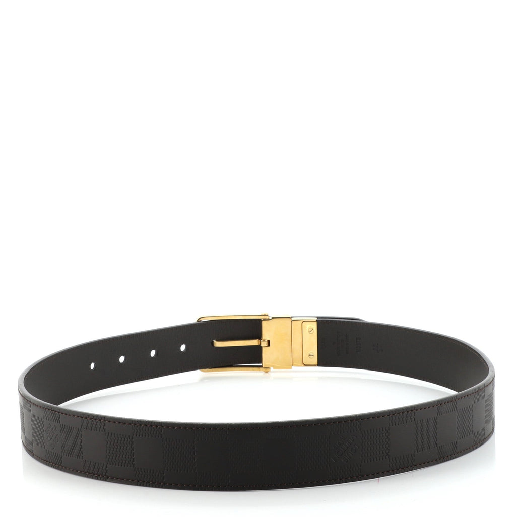 Boston Belt Damier Infini Leather Medium 85