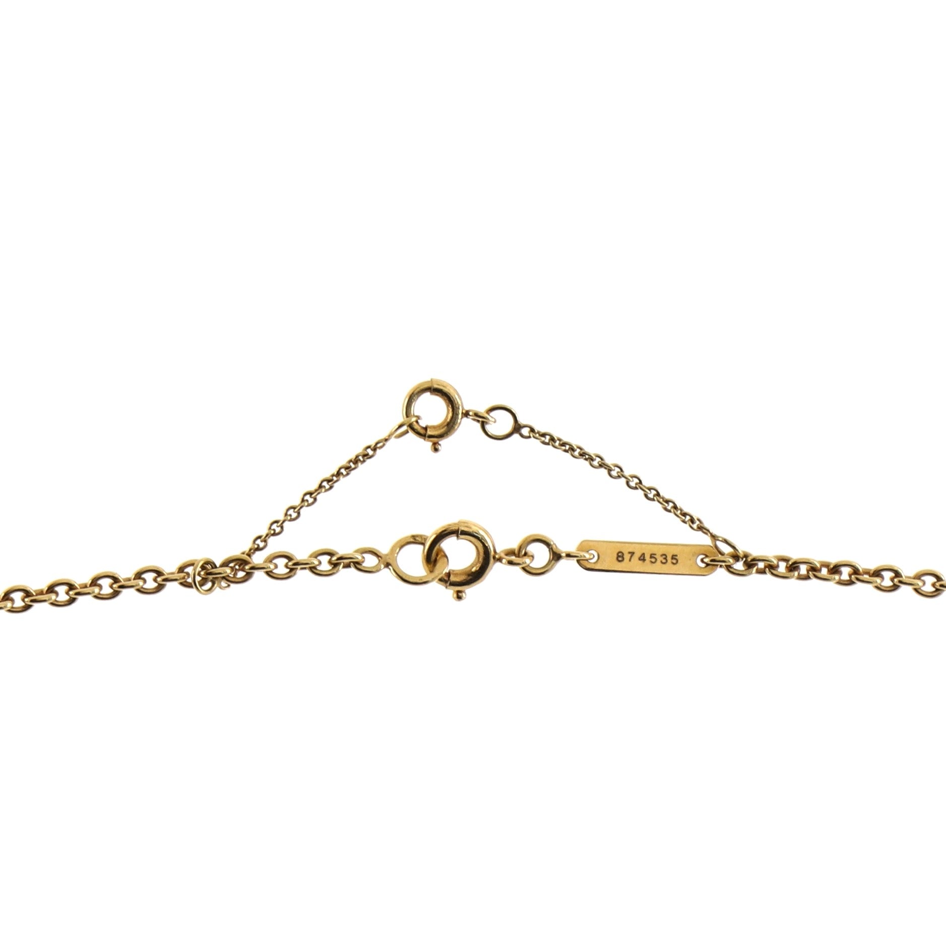 Mist Pendant Necklace 18K Yellow Gold and Diamonds