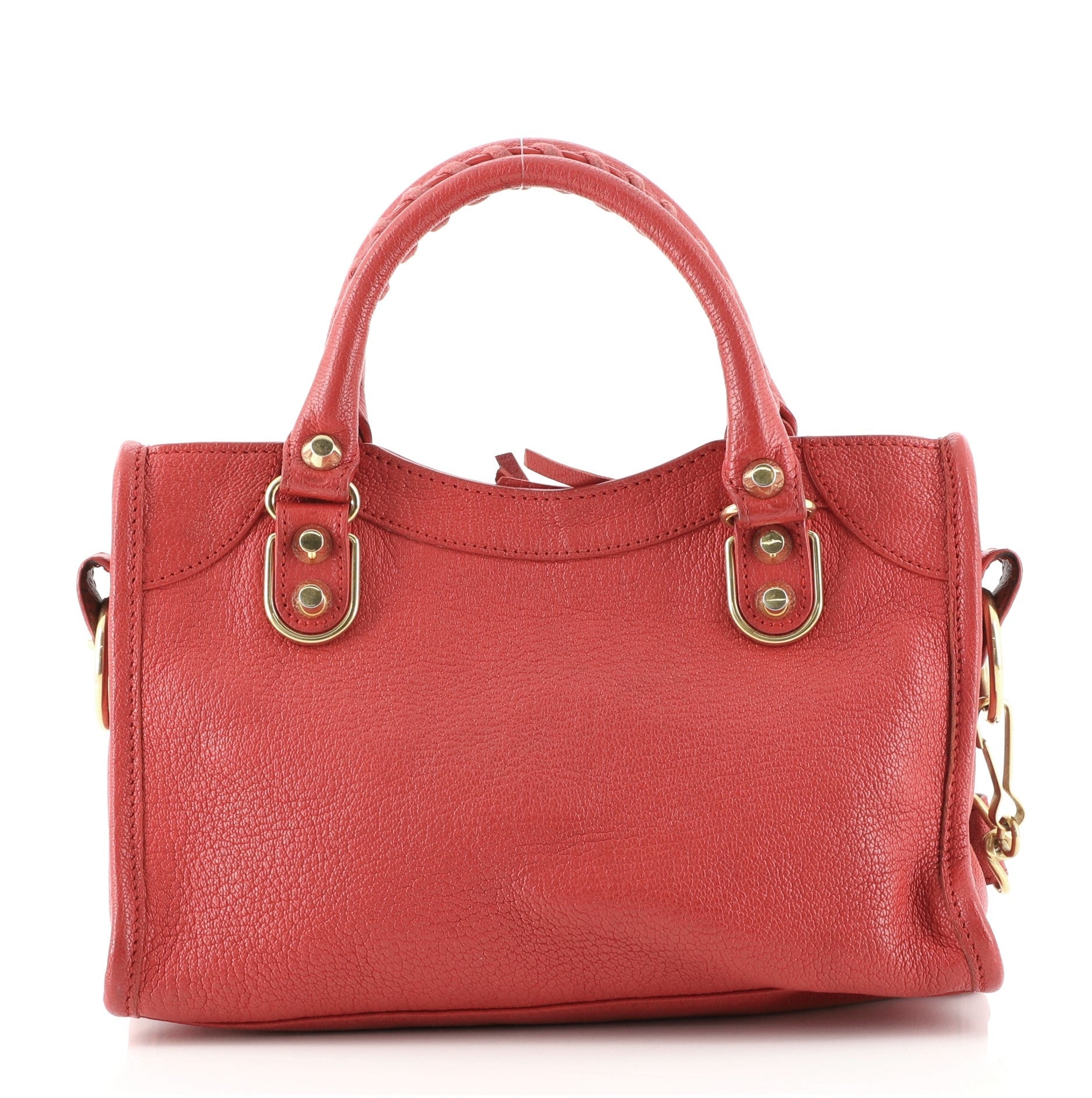 City Classic Metallic Edge Bag Leather Mini