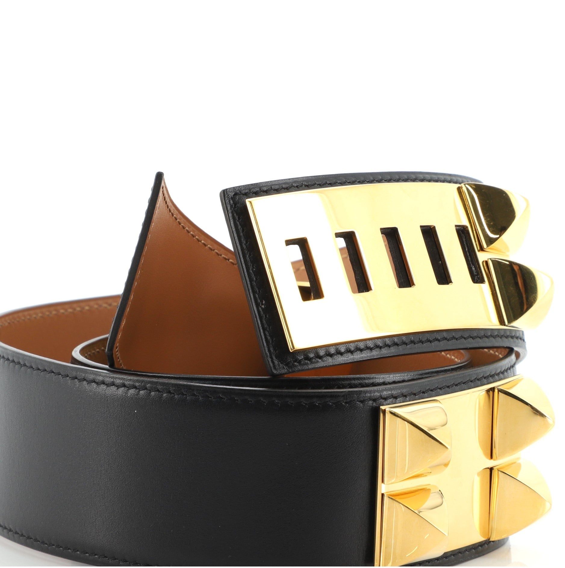 Collier de Chien Belt Leather Wide 90
