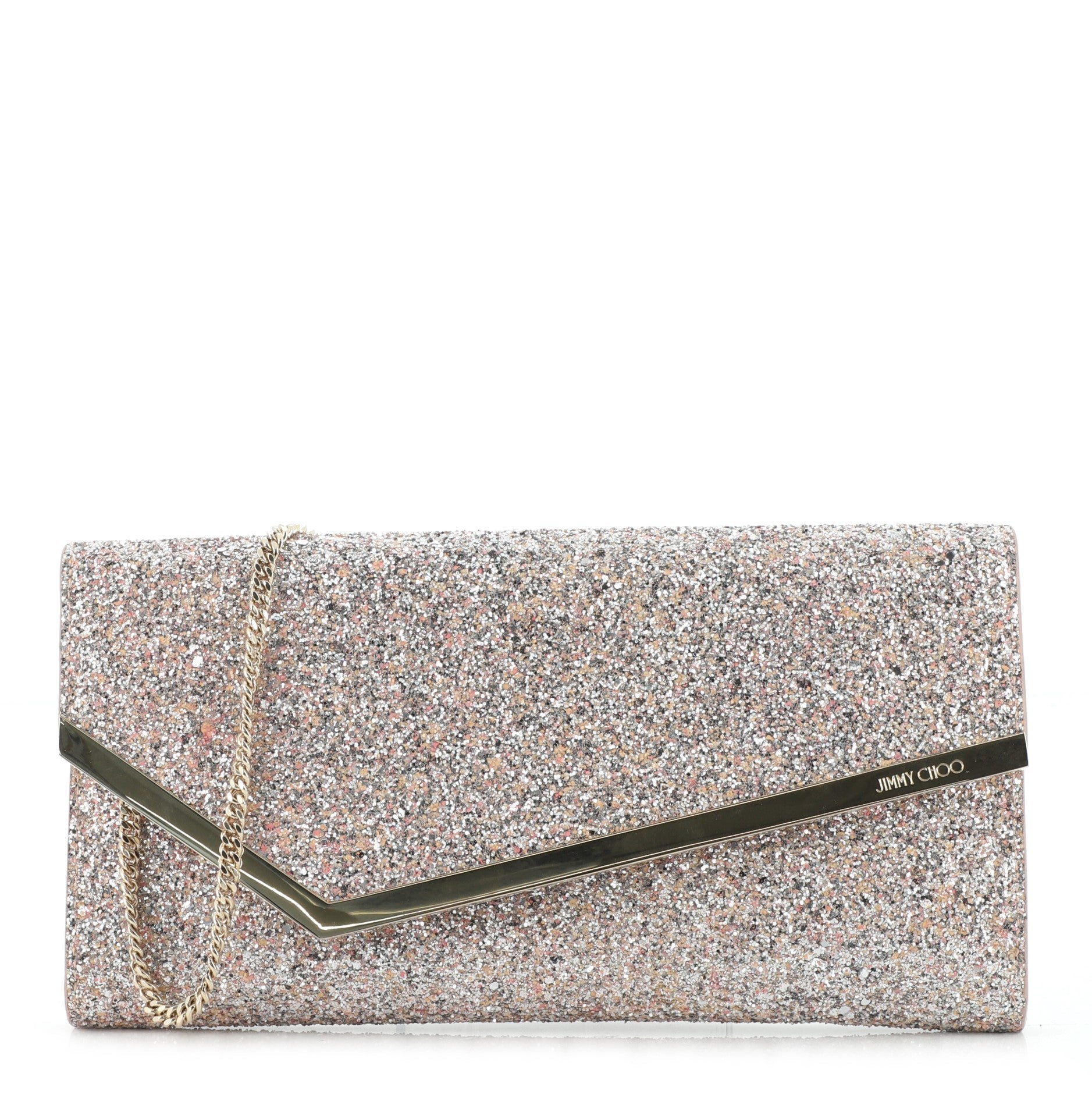 Erica Clutch Glitter Leather