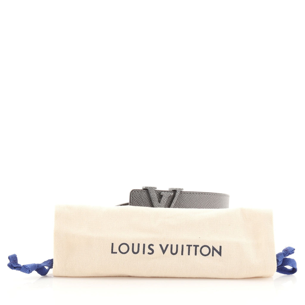 LV Initiales Reversible Belt Taiga Leather Medium 100