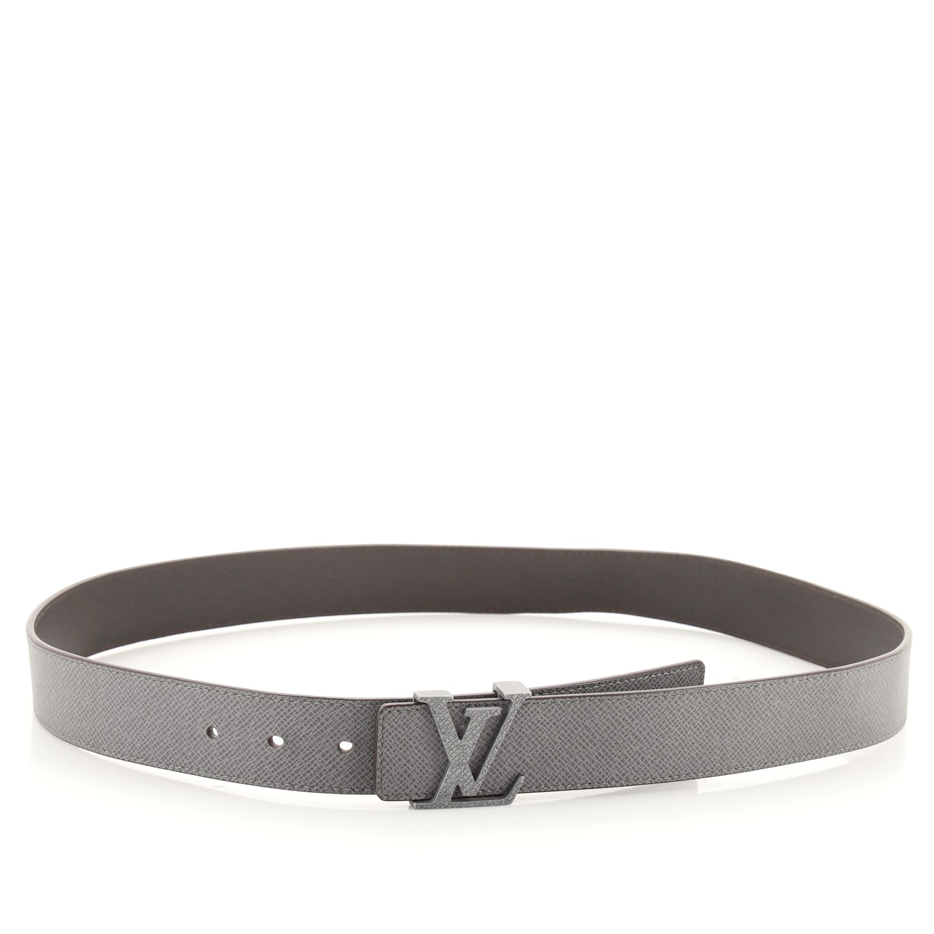 LV Initiales Reversible Belt Taiga Leather Medium 100