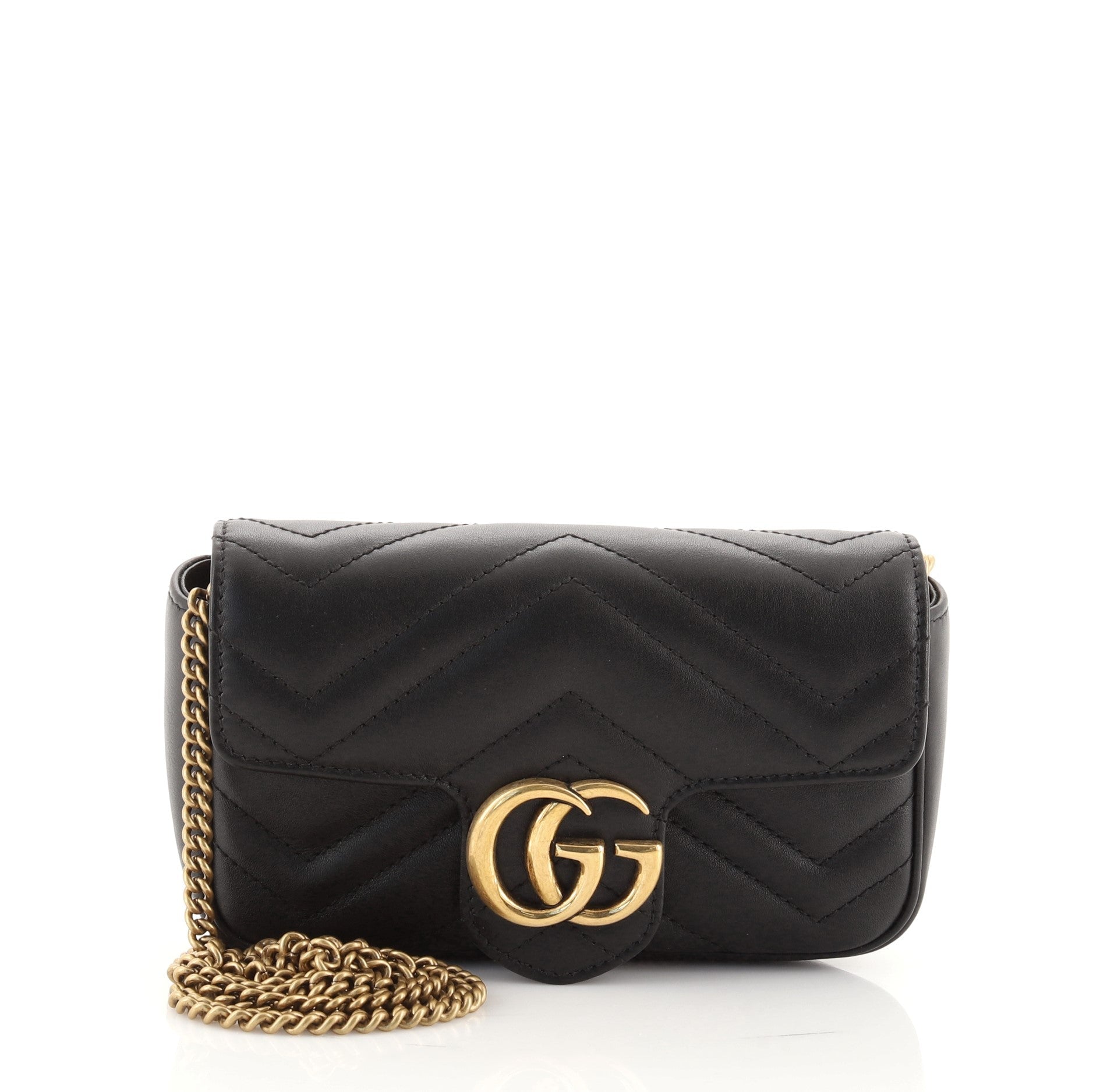 GG Marmont Flap Bag Matelasse Leather Super Mini