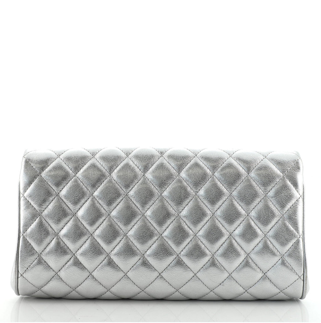 Fold Up Again Clutch Quilted Goatskin