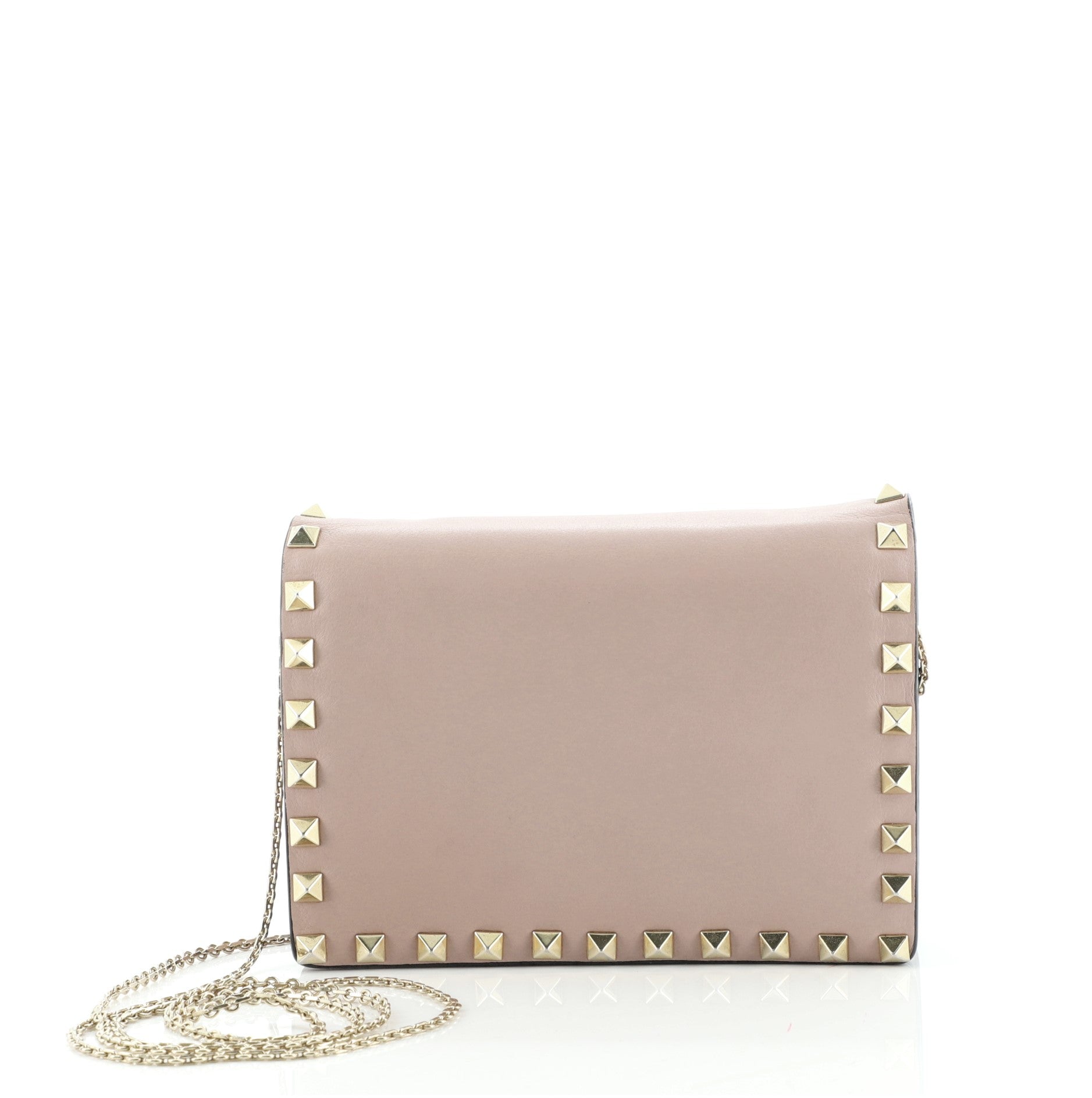 Rockstud Pouch Crossbody Bag Leather Mini