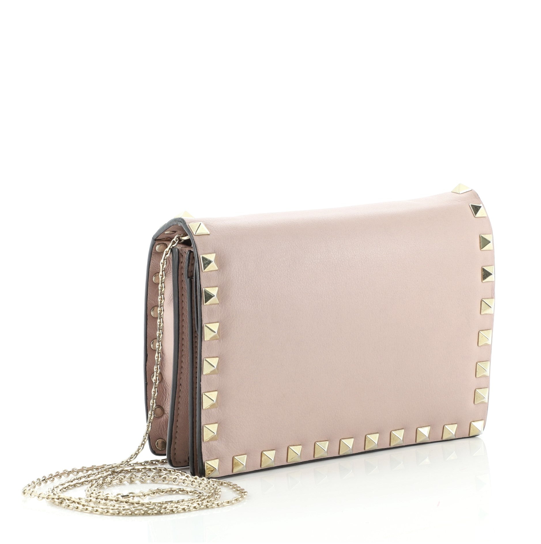 Rockstud Pouch Crossbody Bag Leather Mini