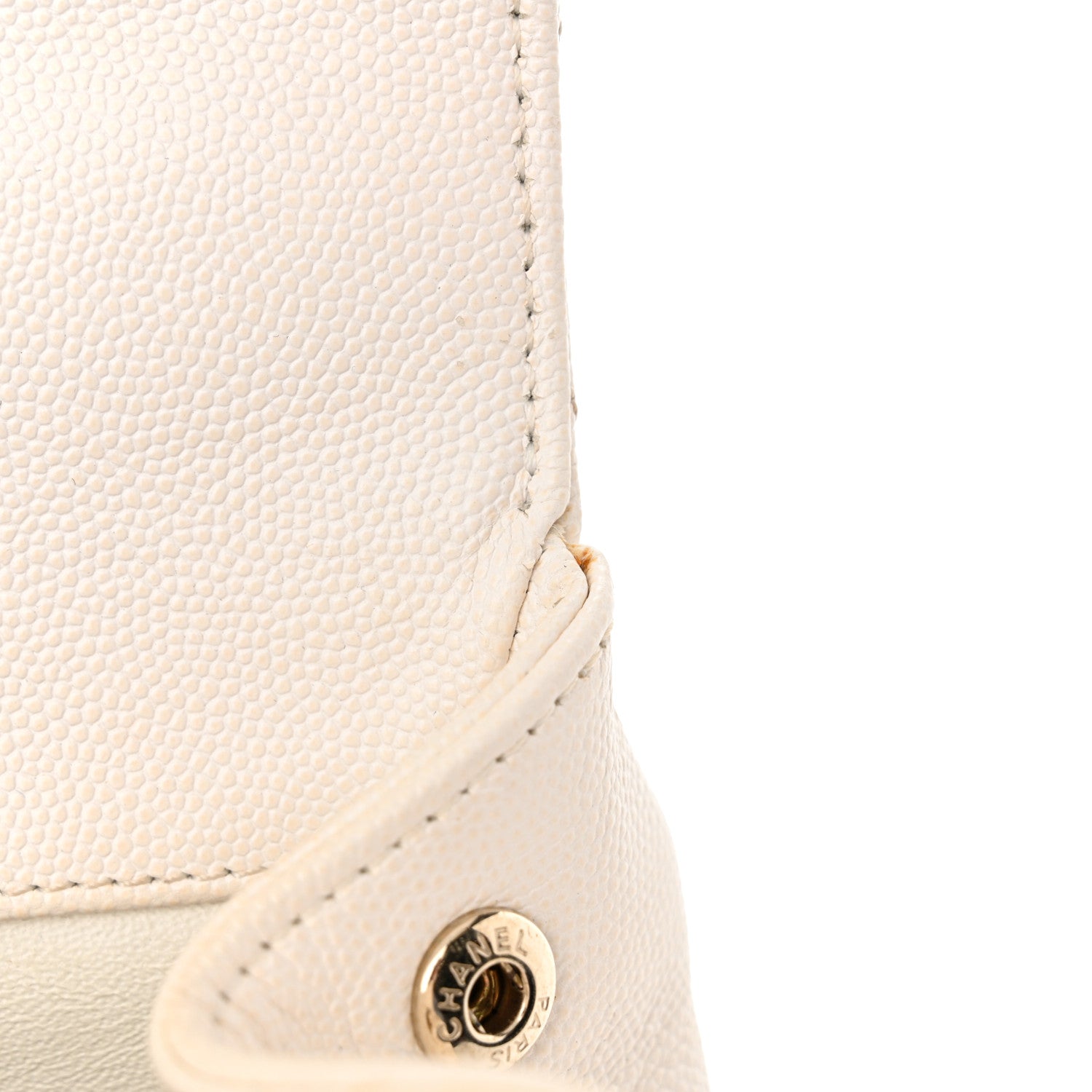 Caviar Quilted Medium Business Affinity Flap White