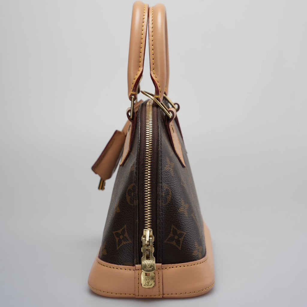 Louis Vuitton Alma BB Monogram Brown Shoulder Bag 2014