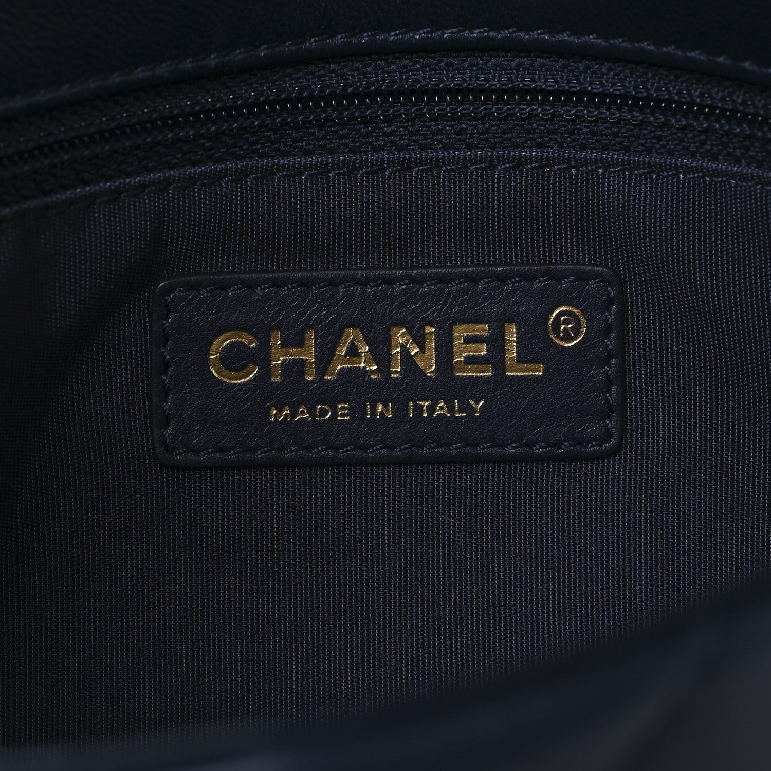 Lambskin Chevron Quilted Mini Chain Around Rectangular Flap Blue