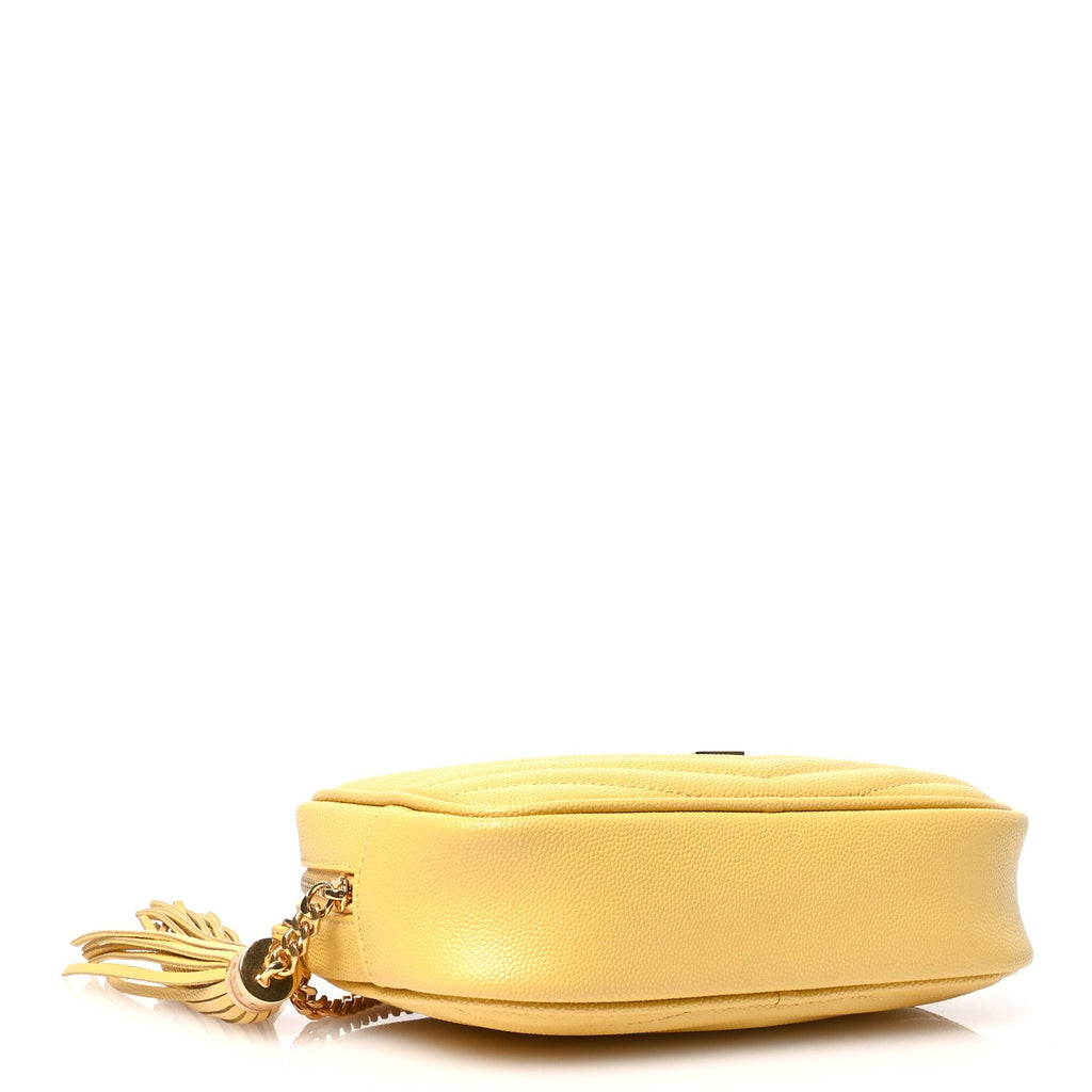 Grain De Poudre Matelasse Monogram Mini Lou Camera Bag Sunflower