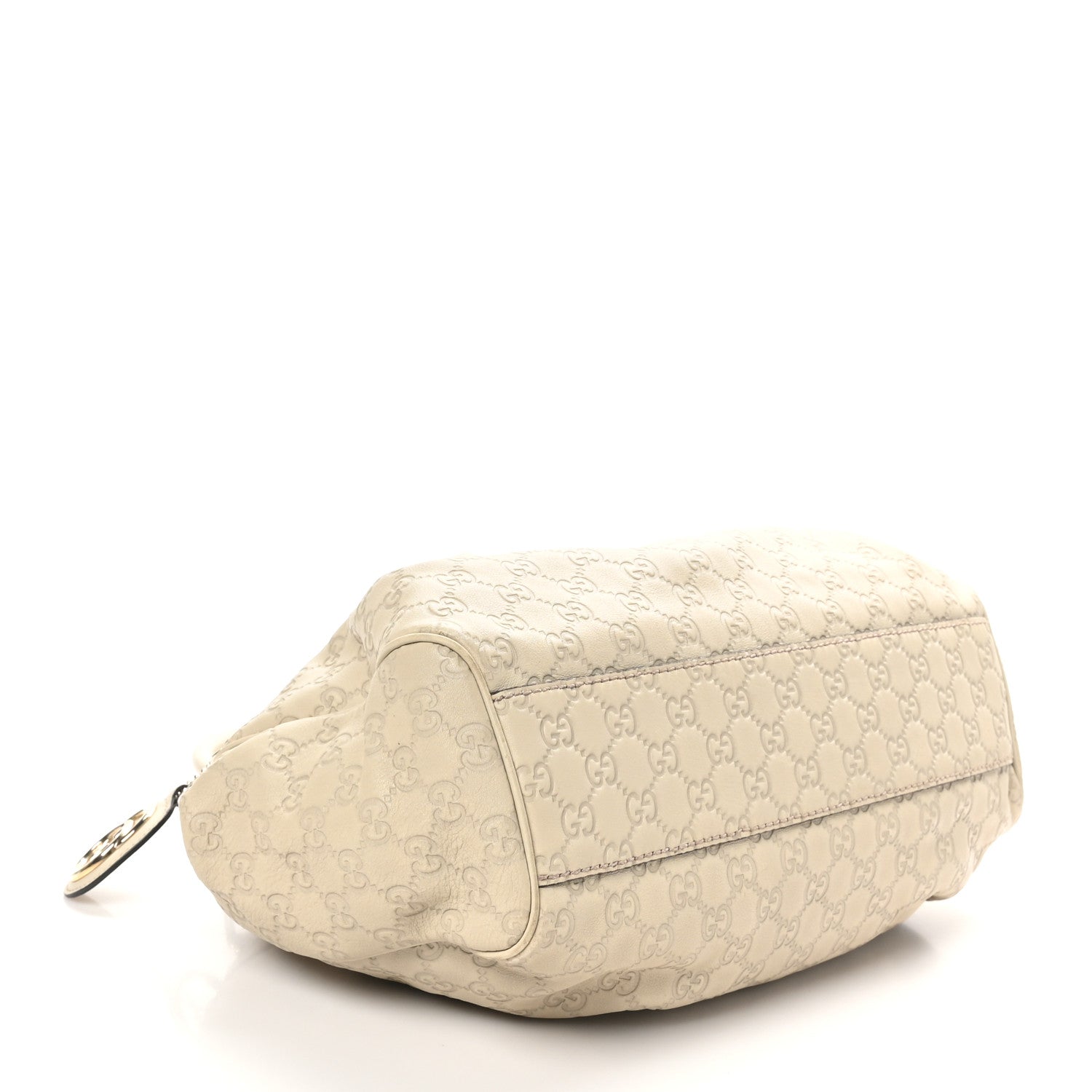 Guccissima Medium Sukey Tote Mystic White