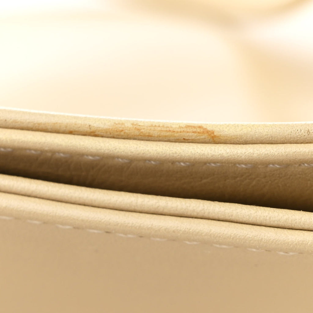 Calfskin CC Tote Beige