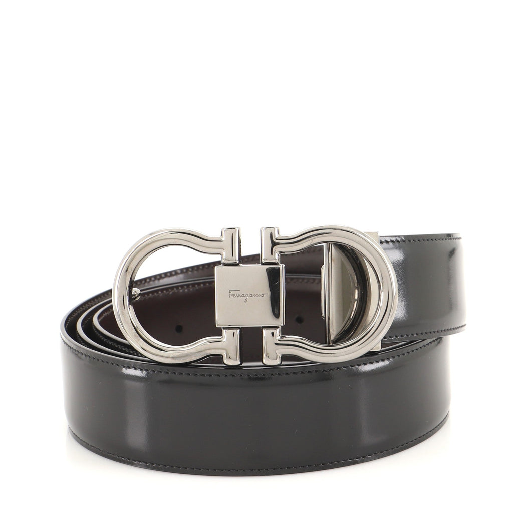 Gancini Belt Leather Wide 105