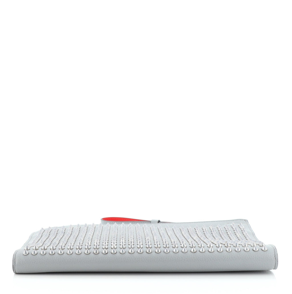 Skypouch Wristlet Clutch Spiked Leather