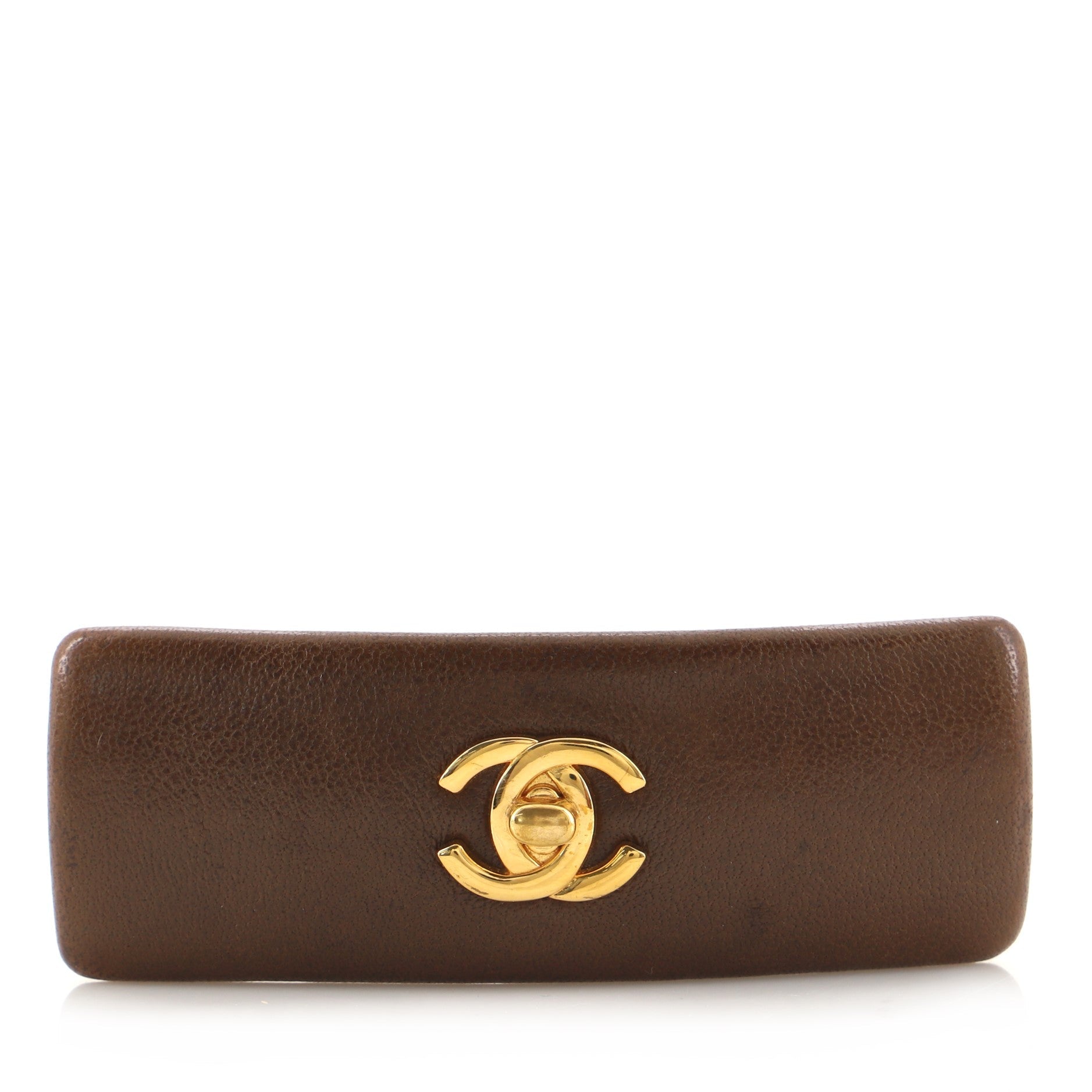 CC Turnlock Barrette Lambskin XS