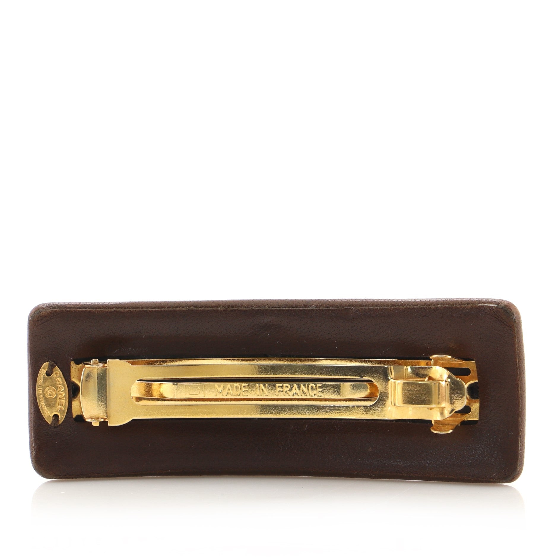 CC Turnlock Barrette Lambskin XS