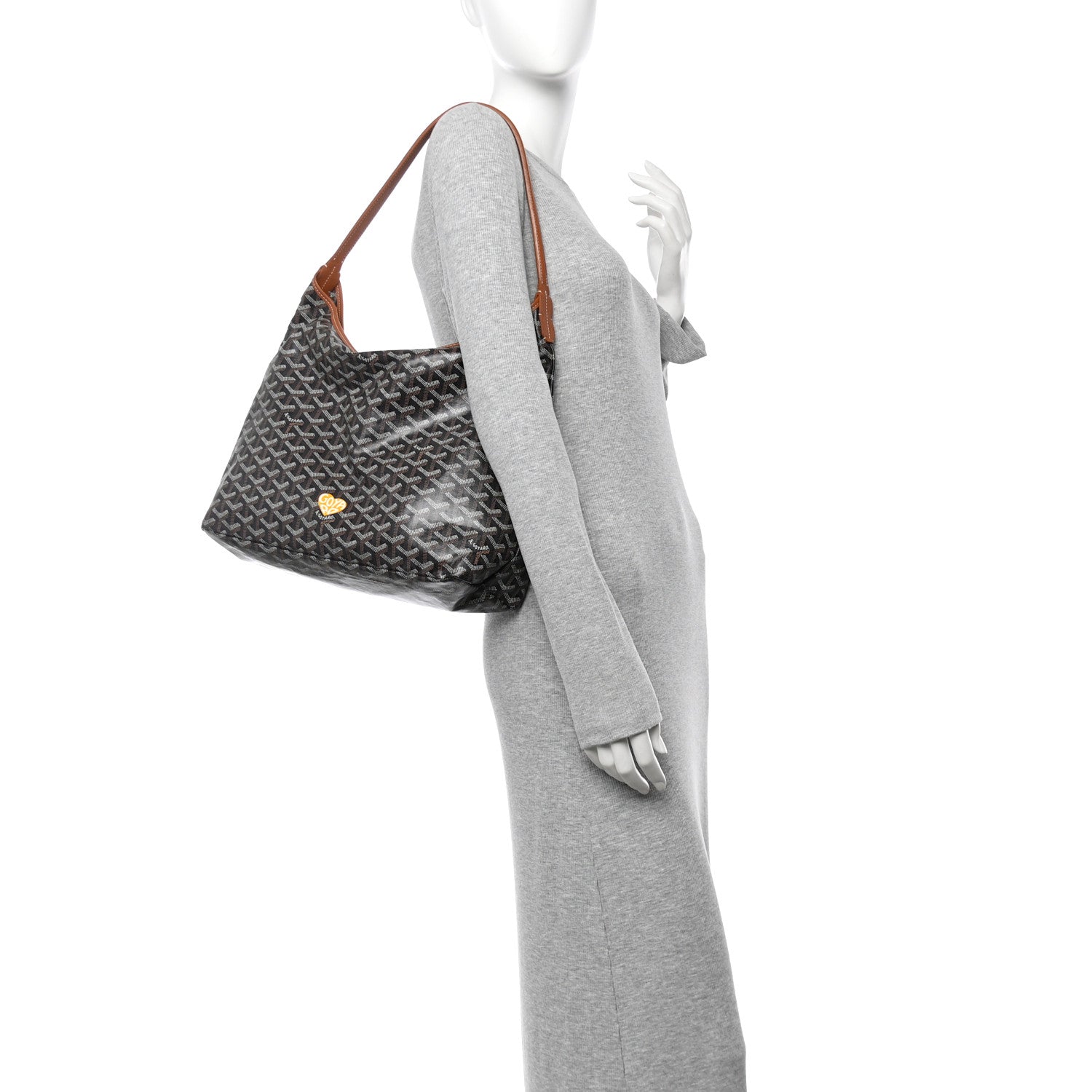 Goyardine Boheme Hobo Black Gold