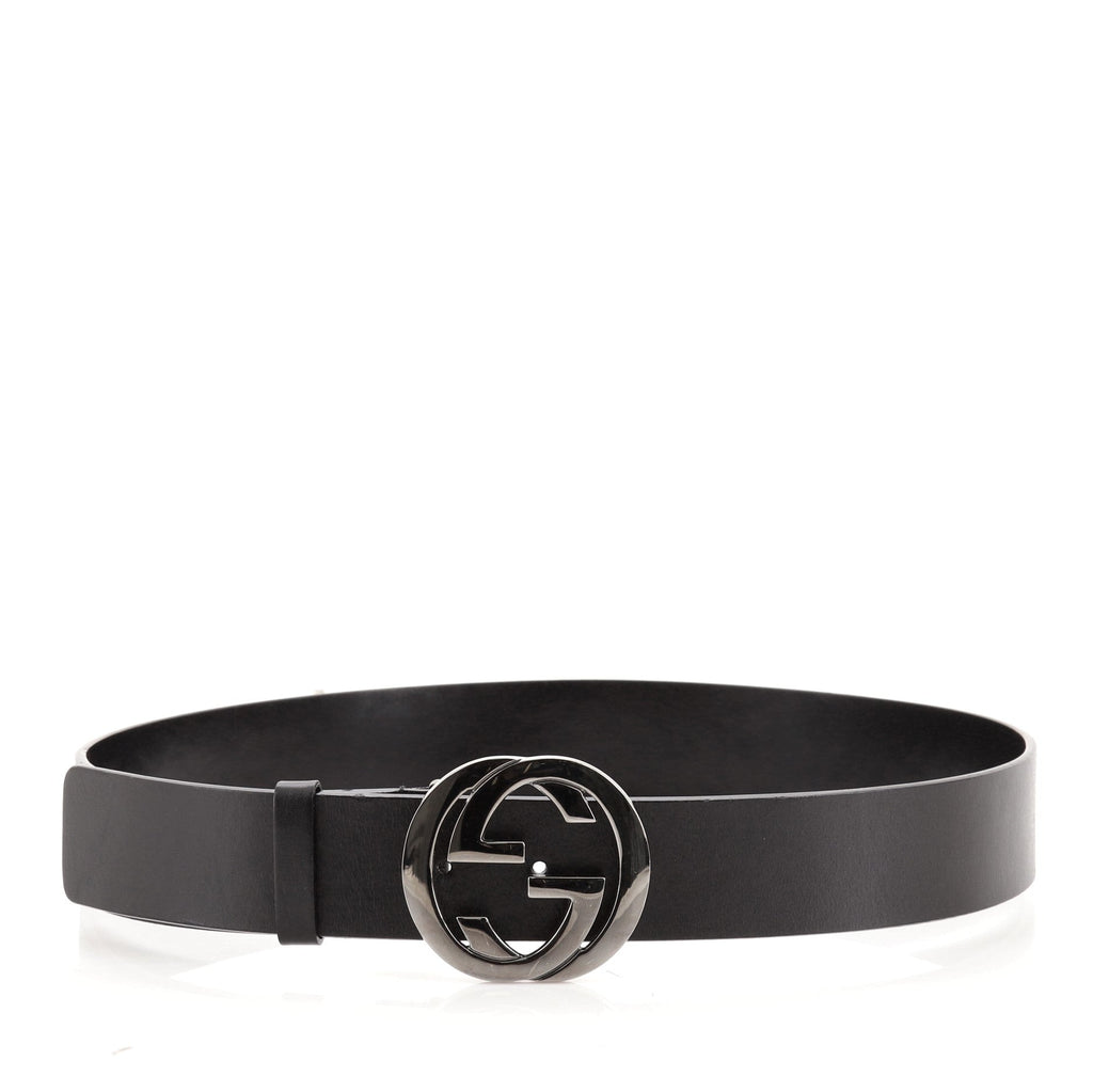 Interlocking G Belt Leather Wide 85