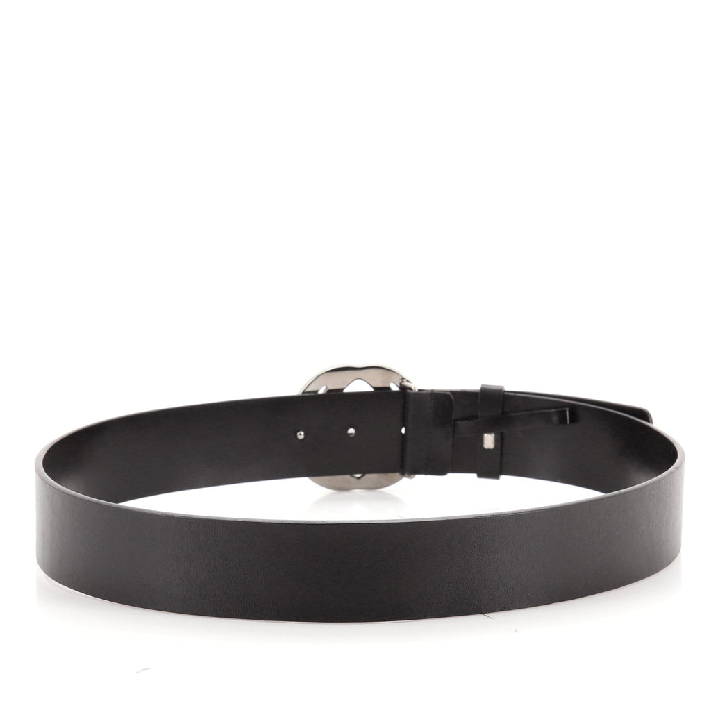 Interlocking G Belt Leather Wide 85